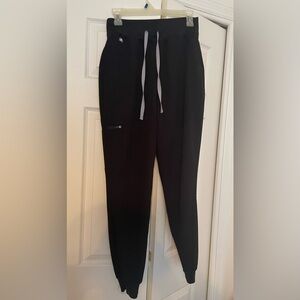 FIGS- black Zamora high waisted scrub pant